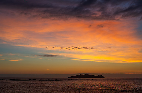 sunset in Dingle Ireland